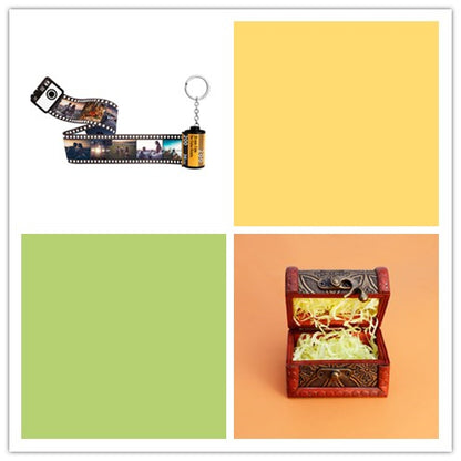 Memory Film Diy Photo Albums Cover Album Customized Gift Holidays Gym From House Keychainxbox