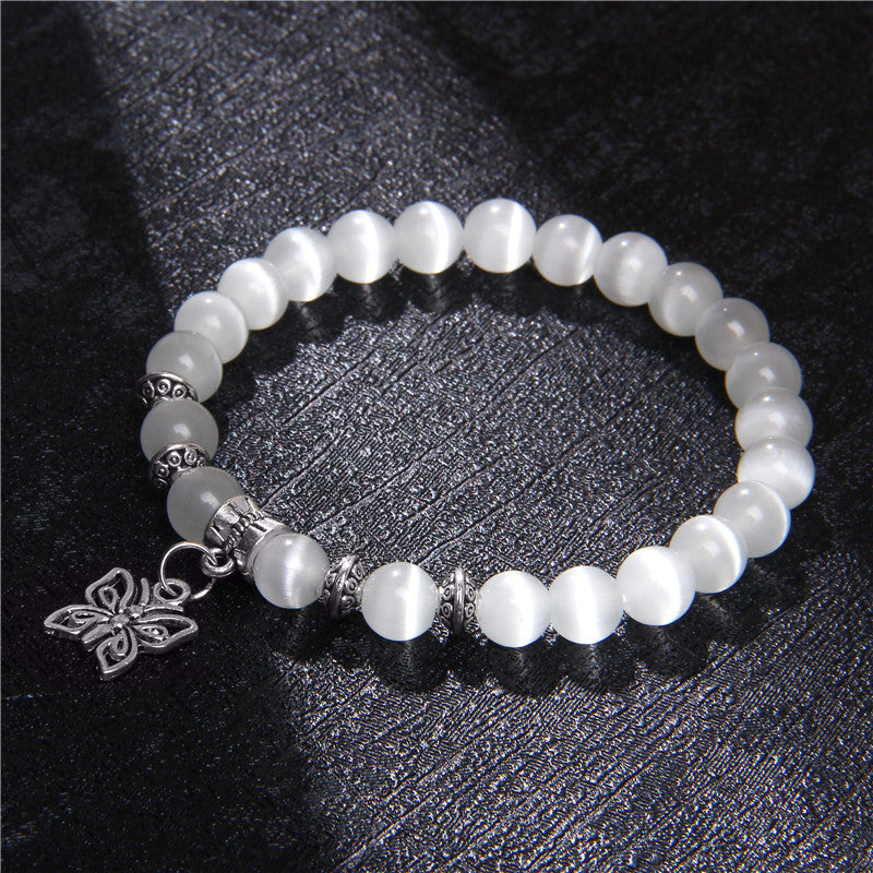 Lover White Beads Bracelet:tm: Jewelry dealsniper-net