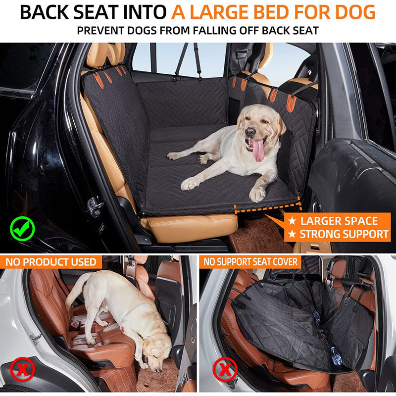 Car Dog Bed Waterproof And Hard-wearing Car Cushions For Pets Vehicle DealSniper.net