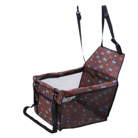 Waterproof Dog Carrier Seat Long Journeys Pets dealsniper-net Brown and 70cm belt