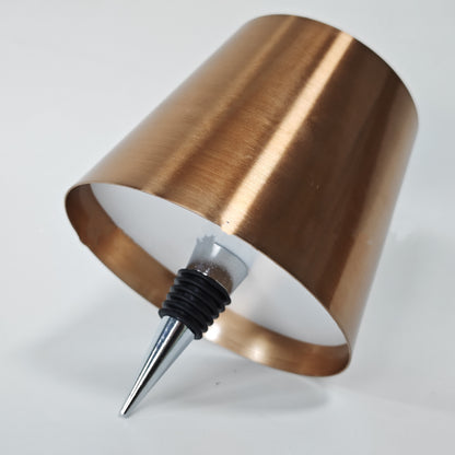 Wireless Desk Lamp LED Creative Wine Bottle Lamp Home Decor DealSniper.net TYPEC Plastic 2000mAh Rose gold Tricolor Light