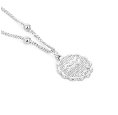 Constellation necklace Jewelry dealsniper-net Silver Aquarius