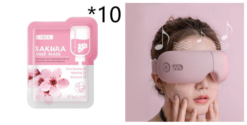 New Children's Hot Compress Eye Protection Massage Eye Mask Kids DealSniper.net 8s Pink set