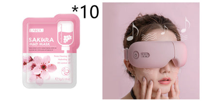 New Children's Hot Compress Eye Protection Massage Eye Mask Kids DealSniper.net 8s Pink set