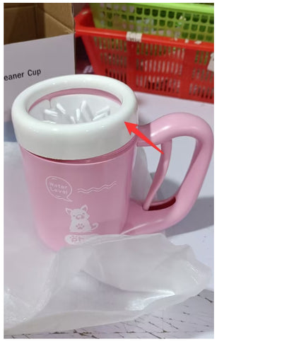 Pet Cat Dog Foot Clean Cup Cleaning Tool Silicone