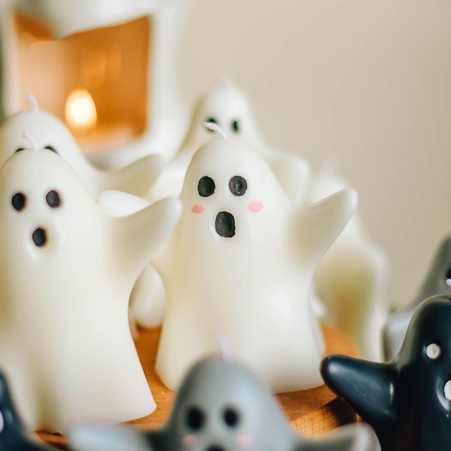 Halloween Candle Creative Ghost DIY Ornaments