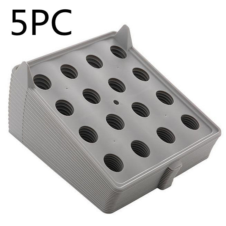 Multifunctional Durable Plastic Laundry Storage Fold Board House DealSniper.net Gray 5PC