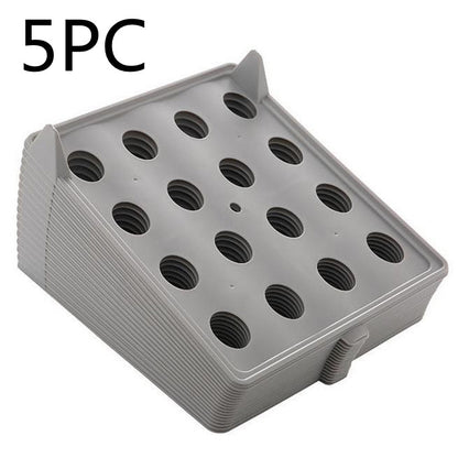 Multifunctional Durable Plastic Laundry Storage Fold Board House DealSniper.net Gray 5PC
