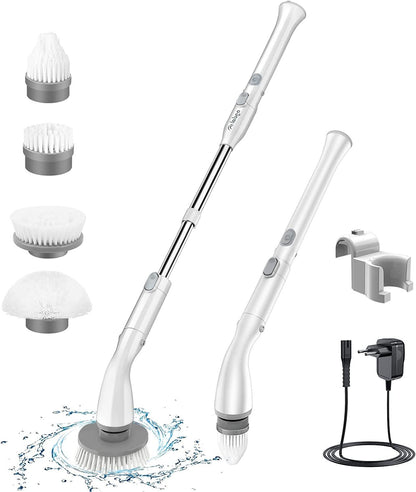 Multifunctional Toilet Tile Wireless Electric Cleaning Brush Kitchen dealsniper-net