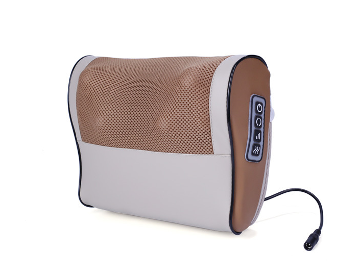 Electric Cervical Massage Pillow Health dealsniper-net Beige EU