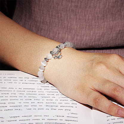 Lover White Beads Bracelet:tm: Jewelry dealsniper-net