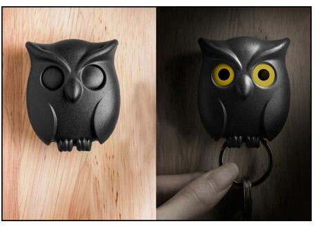 Night Owl Magnetic Wall Key Holder Wall Magnets Keep Keychains Hooks Home dealsniper-net