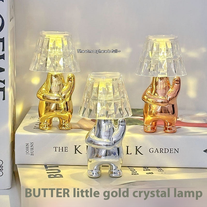 LED Creative Crystal Small Night Lamp Home Decor dealsniper-net