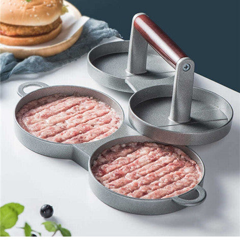 Round Burger Press Aluminum Alloy Burger Meat Beef Barbecue Burger