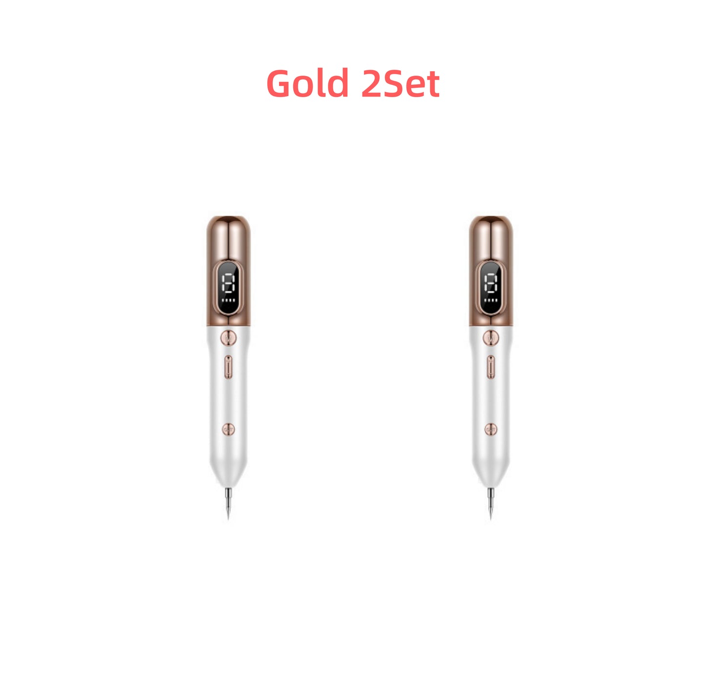 Blue Light Acne Beauty Instrument Beauty dealsniper-net Gold 2sets