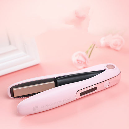 Cordless Hair Straightener for Travel Straightening and Curling Travel dealsniper-net