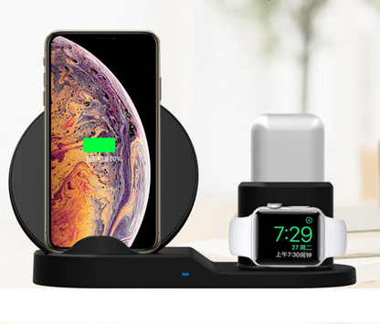 Compatible with Apple , 3-in-1 Wireless Charger Phones DealSniper.net