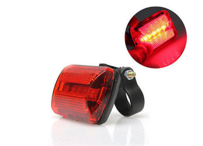 Bicycle Tail Light (5LED+2Laser) Outdoor dealsniper-net Square