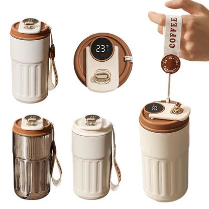 Smart Digital Thermal Bottle Portable Coffee Mug Kitchen dealsniper-net