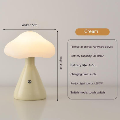 Creative Touch Charging Lamp Atmosphere Home Decor Gym From House Cream