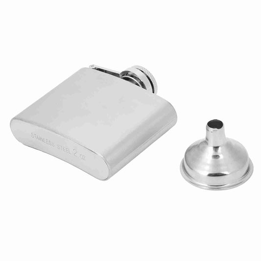 Portable Stainless Steel Wine Whiskey Flask Elegant