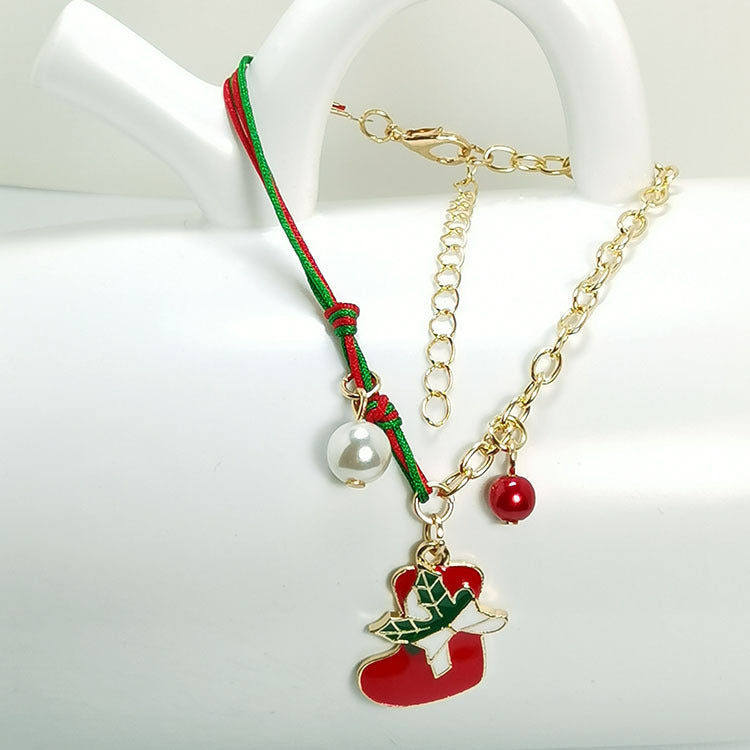 New Christmas Snowman Santa Claus Tree Snowflake Gift Holidays DealSniper.net HLBX2025 Christmas Stockings