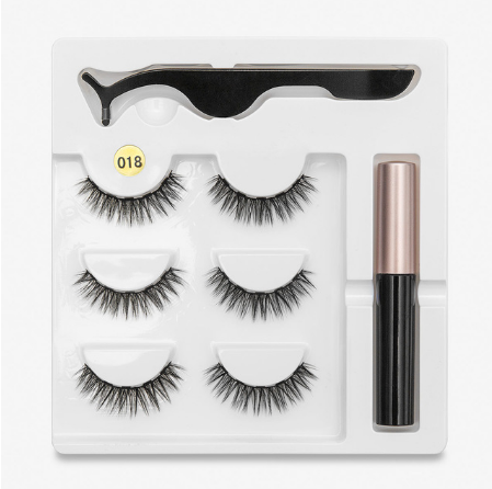 A Pair Of False Eyelashes With Magnets In Fashion Beauty DealSniper.net 018 style