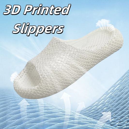 3D Printing Slippers Soft Breathable Waterproof Non-slip Women Gym From House