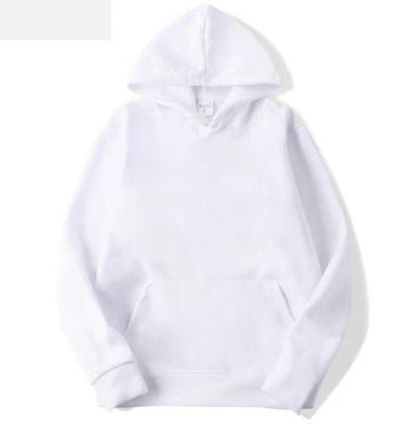Hoodie Trendy Loose Sports Sweatshirt Men Gym From House White 2XL