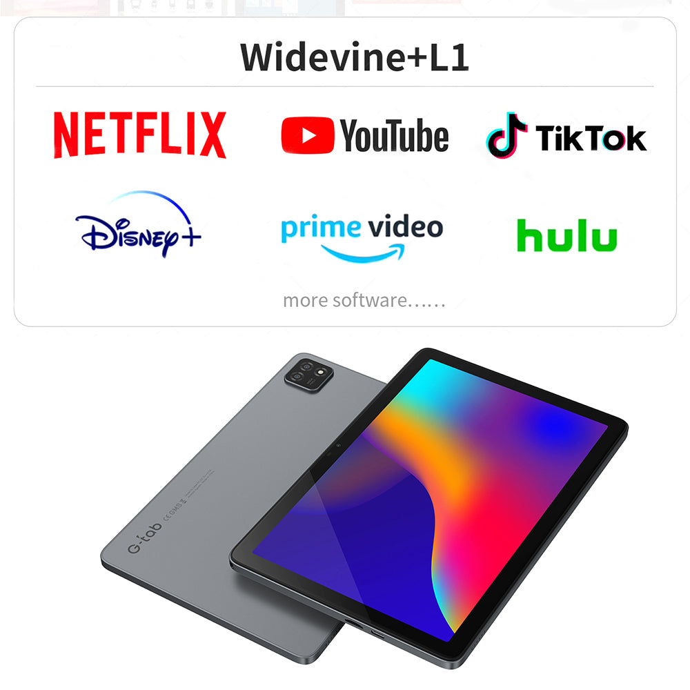 G-tab T9 Rockchip RK3562 Quad Core Tablet PC Grey Electronics dealsniper-net