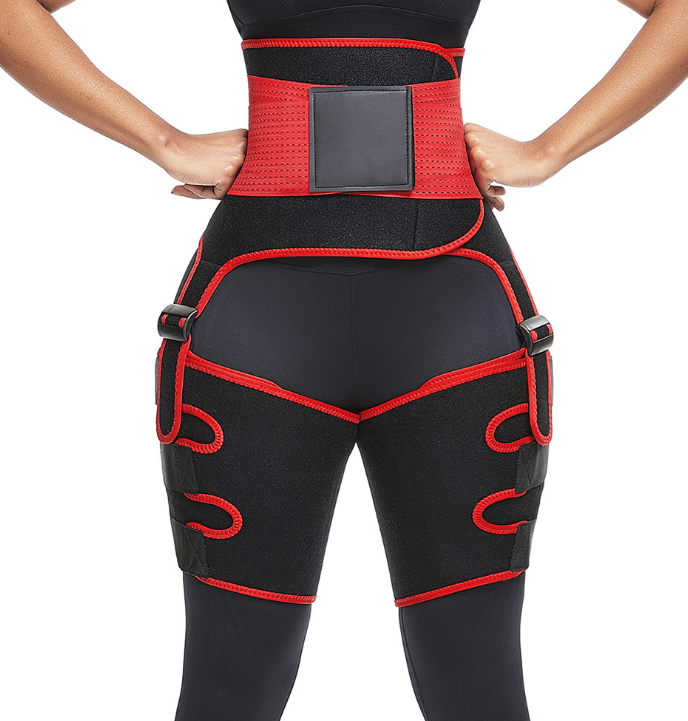 Sports Waist Belt Adjustable One-piece Girdle Leg Straps