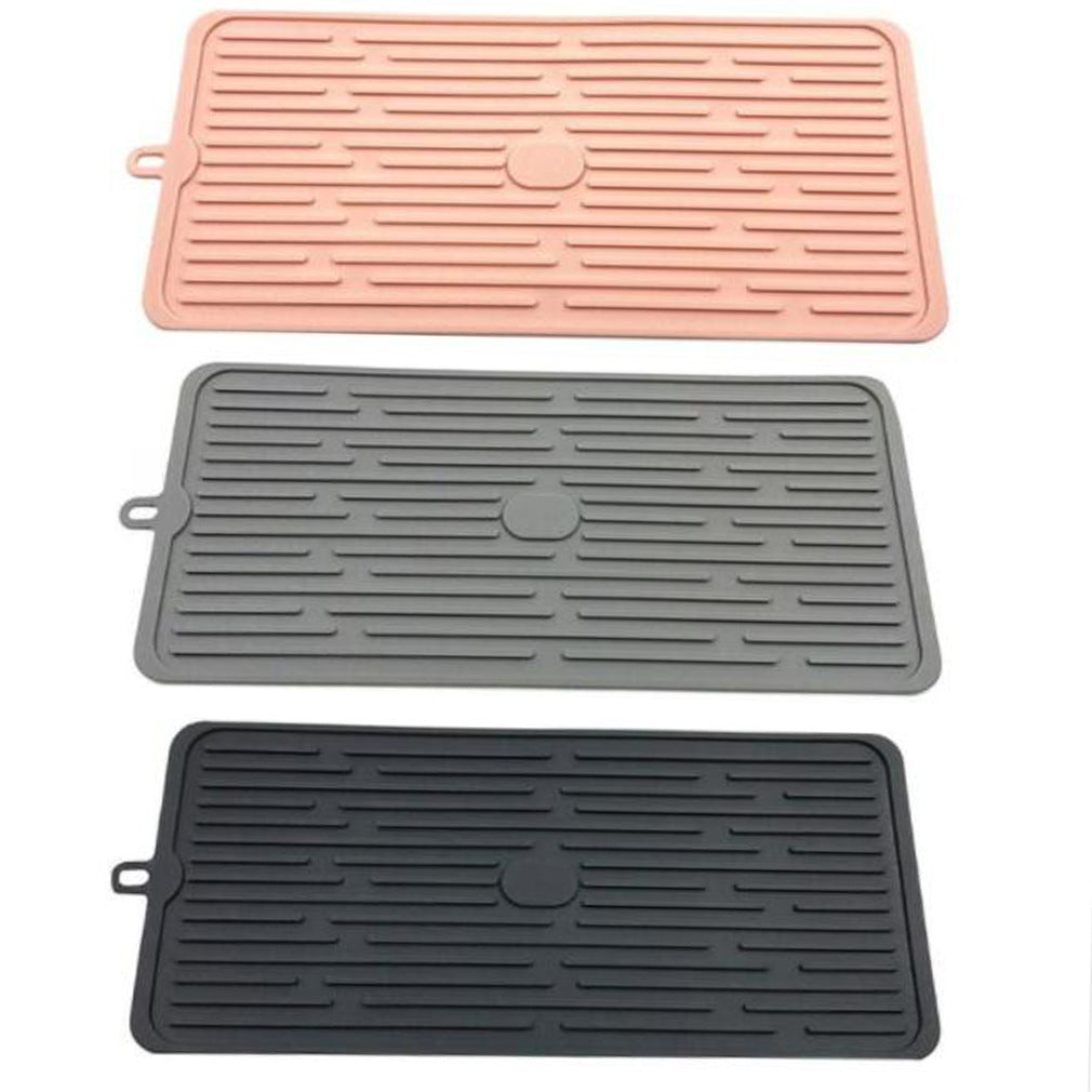 Foldable Silicone Drain Pad Non-slip Drain Drying Flume Draining Mat Kitchen DealSniper.net