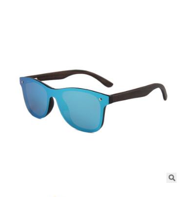 One-piece lens sunglasses Men DealSniper.net Blue