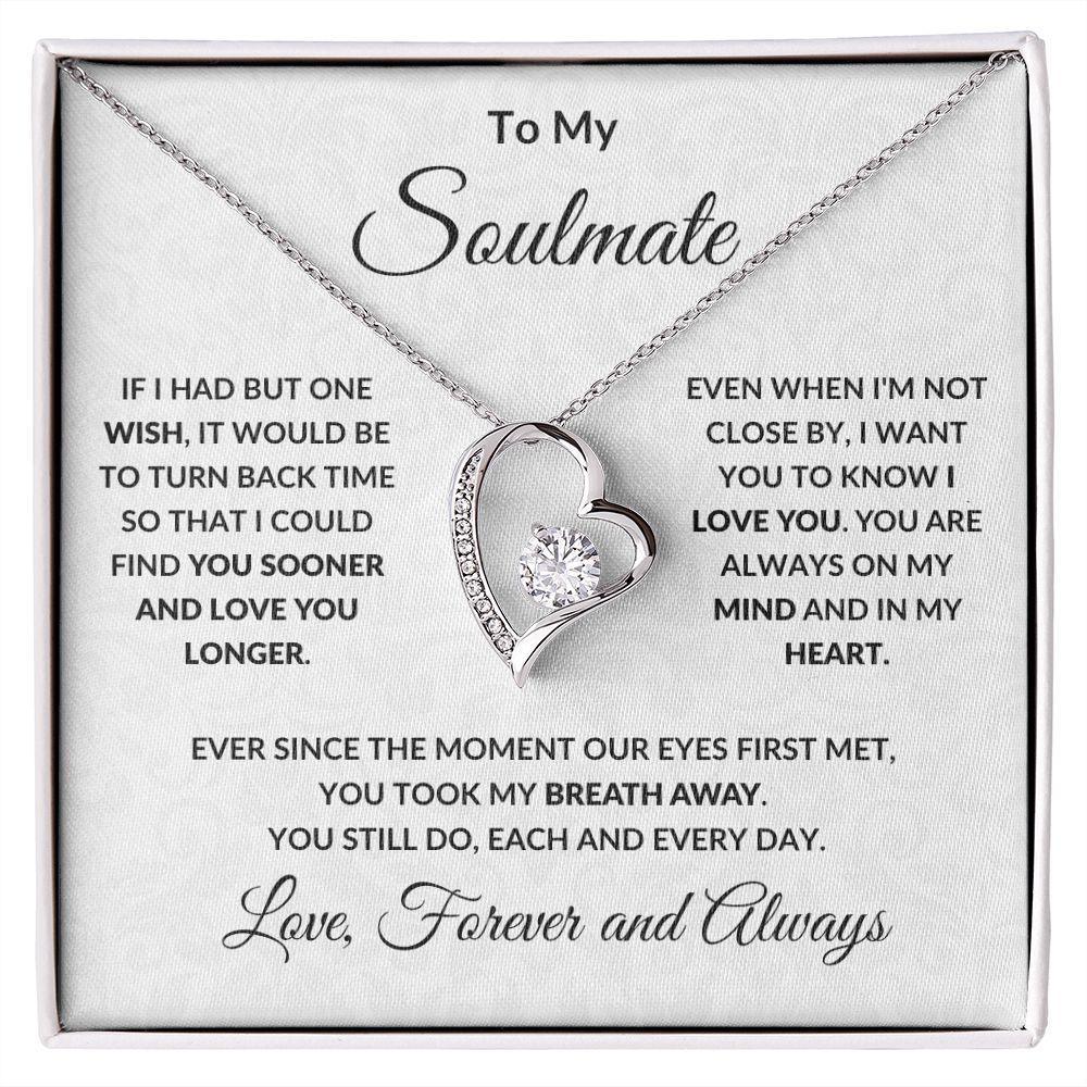 Gift For Women Wife Her Girlfriend Necklace Stainless Steel Jewelry dealsniper-net Silver Ordinary Gift Box
