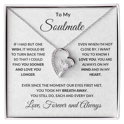 Gift For Women Wife Her Girlfriend Necklace Stainless Steel Jewelry dealsniper-net Silver Ordinary Gift Box