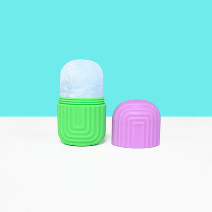 Silicone Face Ice Tray Pore Shrink Beauty Beauty Tools Beauty DealSniper.net Opp Bag Packaging Type A Purple Green