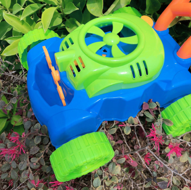 Plastic Hand Push Bubble Machine Electric Blowing Bubble Kids Gym From House