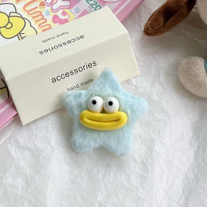 Girly Heart Plush Duckbill Clip Beauty DealSniper.net No.2 Blue