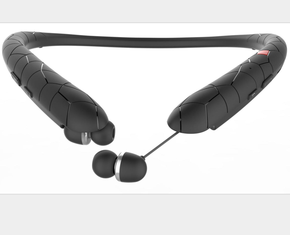 Sports Retractable Wire Handsfree Call Wireless Neckband Headset Gadgets dealsniper-net