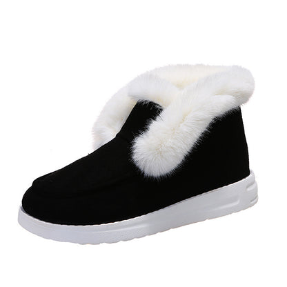 Snow Boots Warm Winter Shoes Plush Fur Ankle Boots Women Women DealSniper.net