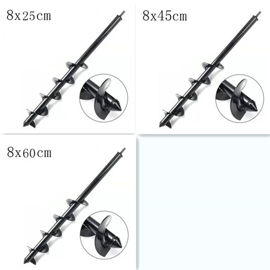 Spiral Loosening Drill Bit Alloy Ground Drill Bit Vehicle DealSniper.net 3pcs set