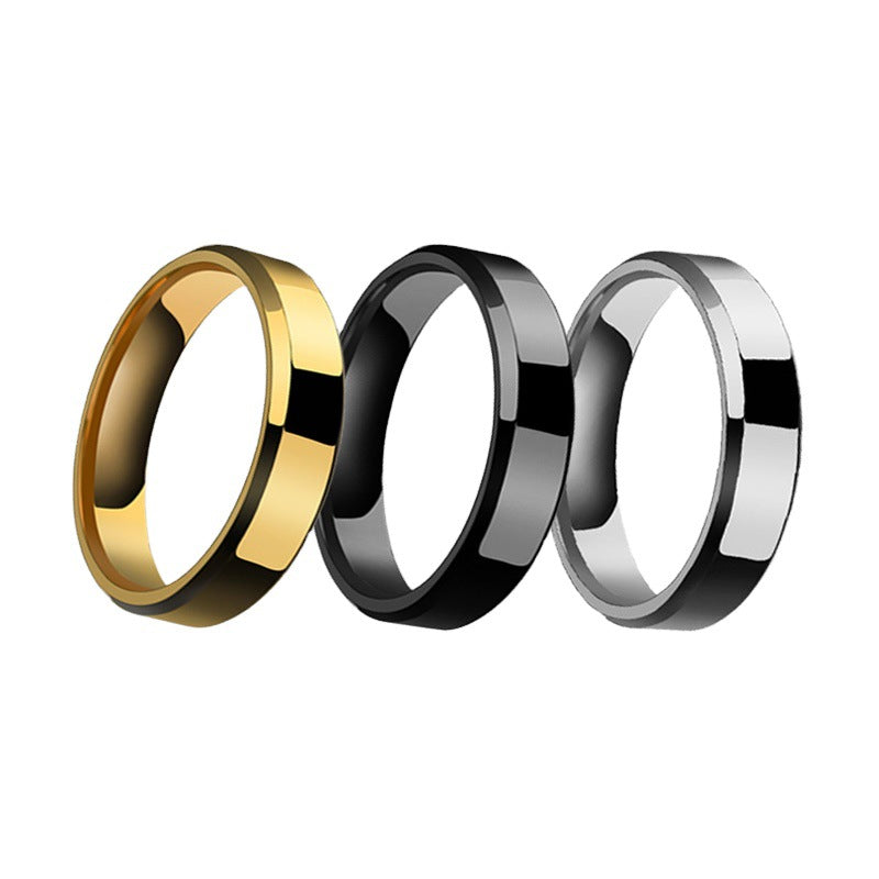 Niche Rings For Men And Women Stainless Steel Beauty Gym From House