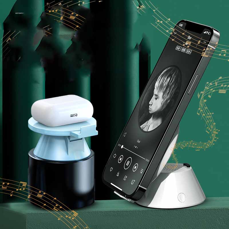 Small Stereo Wireless Mobile Phone Holder Charger Gadgets dealsniper-net