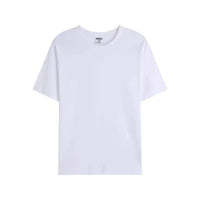 Hot Stamping Technology Short Sleeved Round Neck T-shirt Women DealSniper.net White 2XL
