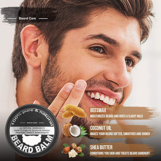 Balsam Two-sided Hairbrush Roller Beard Kit Men dealsniper-net