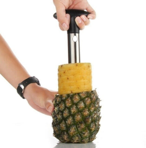 Stainless Steel Easy to use Pineapple Peeler Accessories Kitchen dealsniper-net Black