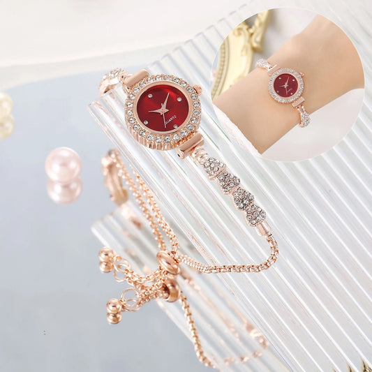 Fashion Luxury Women's Watch Gold Fine Strap Jewelry dealsniper-net