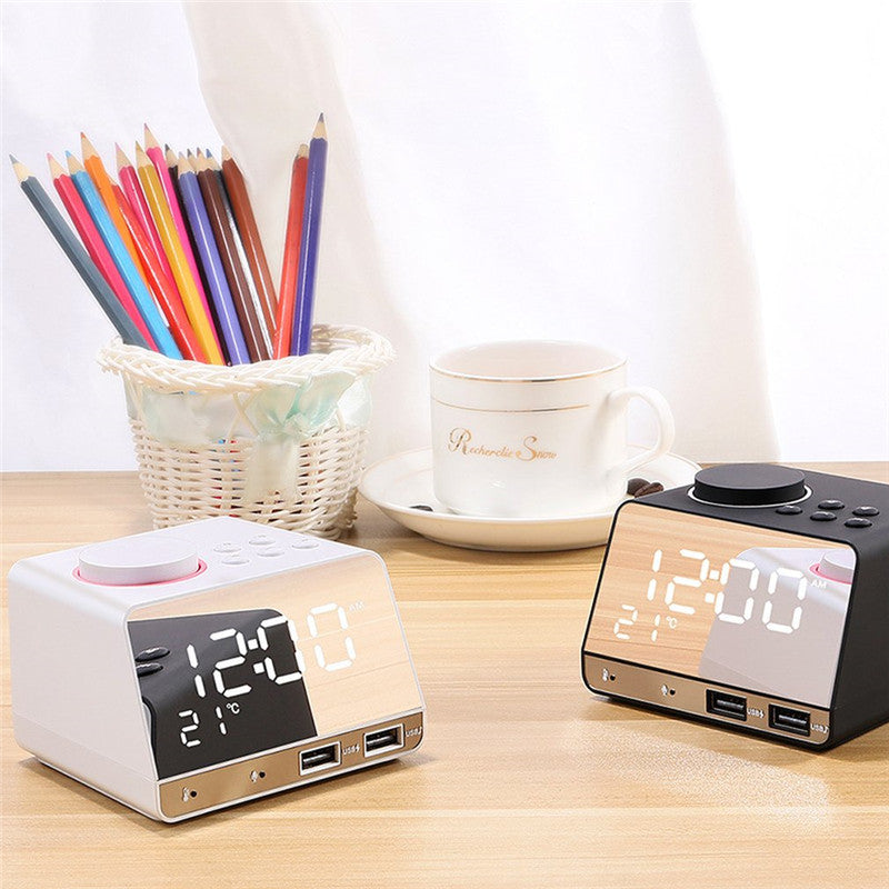 Alarm clock USB mobile phone charging U disk TF play radio