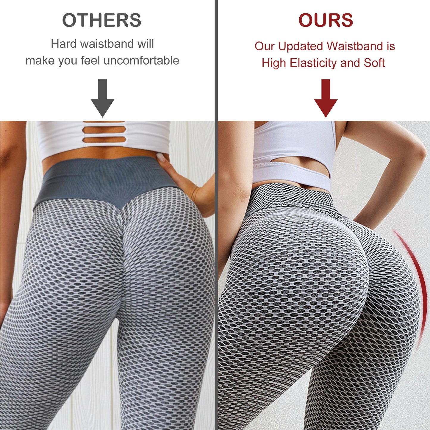 TIK Tok Leggings Women Butt Lifting Workout Tights Plus Size Deals dealsniper-net