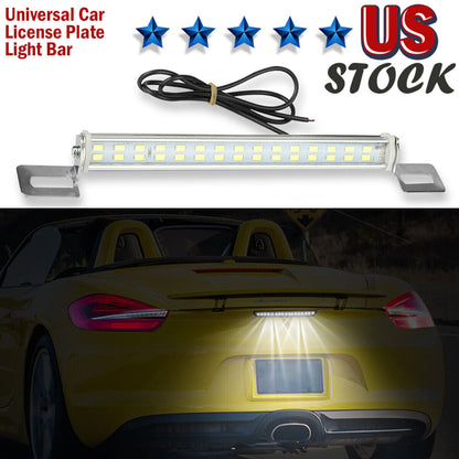 Universal License Plate LED Lamp Back Light Bar For Car SUV Truck RV 6000K White Vehicle dealsniper-net